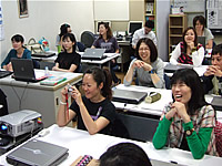 講習中のヒトコマ